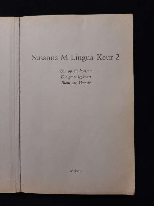 Susanna M Lingua - Keur 2