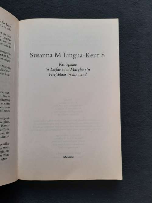 Susanna M Lingua - Keur 8