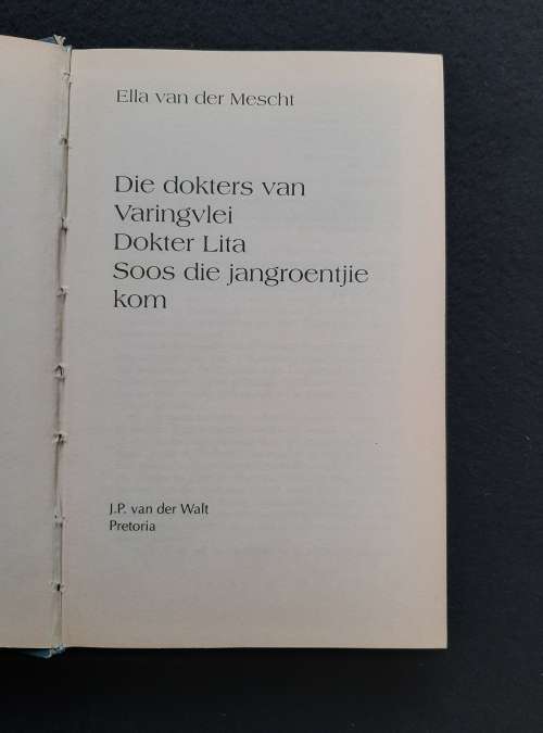 Ella van der Mescht Omnibus