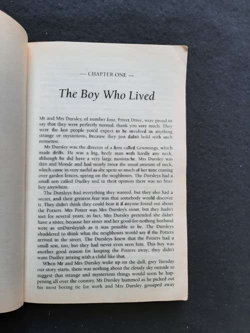 Harry Potter and the Philosopher`s Stone - J.K.Rowling