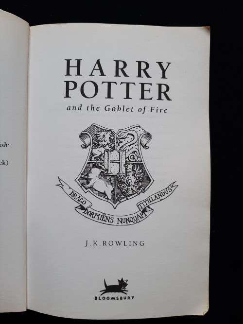 Harry Potter and the Goblet of Fire - J.K.Rowling