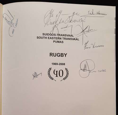 Suidoos-Transvaal-Pumas Rugby 1969-2008 - Heinrich Schulze and Eddie Grieb