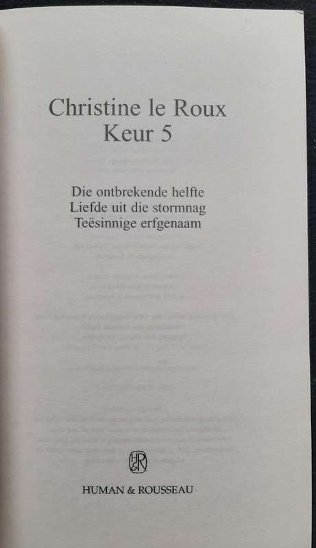 Keur 5 - Christine le Roux