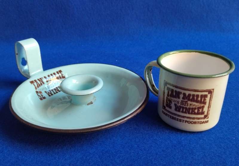 True Africana - Tant Malie se Winkel  Hartbeespoortdam - Enamel combo