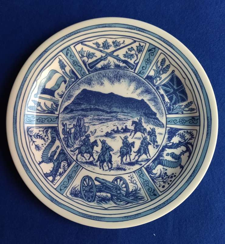 The Battle of Amajuba  collectable plate - Heratige Collection -Huguenot Royale Fine China