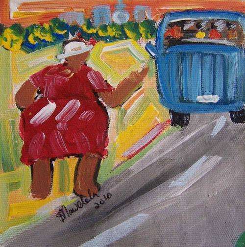 Stanley Mawelela - Original Acrylic on Canvas - LATE ENTRY!!!