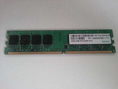 2GB Apacer DDR2 800 Desktop Memory/Ram