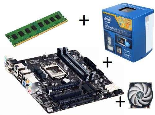 ****COMBO*** 4th Gen Core i3 -4330(3.5Ghz)  + Gigabyte  Mobo + 6GB ddr3 Ram