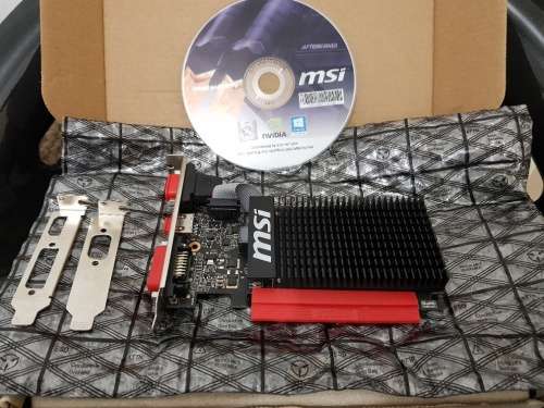 NVIDIA MSI *****GT-710***** 1GB Silent PCI-E Graphics Card