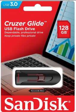 Massive ***128GB *** USB 3.0 Sandisk Cruzer Glide