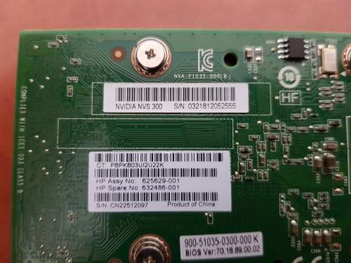 Nvidia NVS 300 - Graphics card
