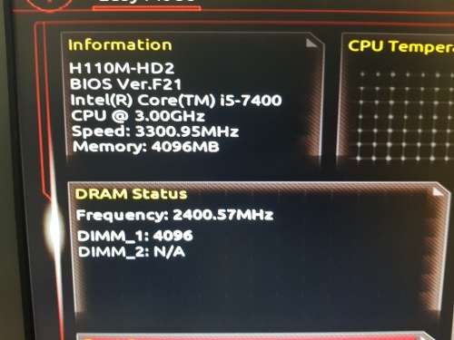 *** 7th Gen i5 Tower *** Core i5 (7400) + 4gb (ddr4) + 500GB