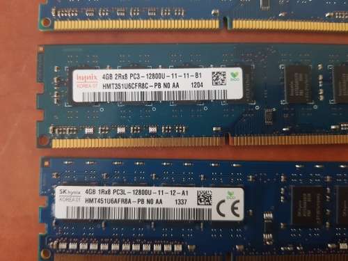 SK Hynix 16GB (4x4GB) DDR3 1600mhz Desktop Ram