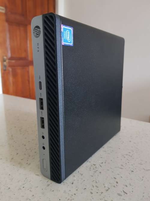 LIKE NEW Demo Unit - HP Desktop Mini MP9 G4 - 8th/9th Gen Celeron (2.9ghz) + 8GB DDR4 + 500GB + Wifi