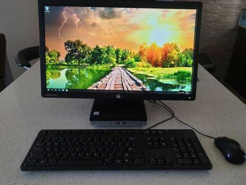 AMAZING 6th Gen Desktop - HP Mini Tower with 21.5` LED Monitor - Complete Set - Plug and Play