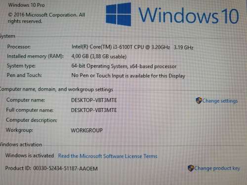 AMAZING 6th Gen Desktop - HP Mini Tower with 21.5` LED Monitor - Complete Set - Plug and Play
