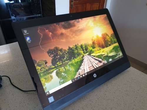 HP ALL IN ONE - 20` TOUCH SCREEN PC - i3 6th gen + 4gb + 500gb