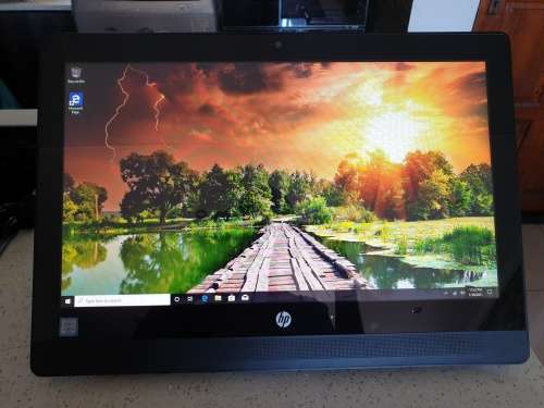 HP ALL IN ONE - 20` TOUCH SCREEN PC - i3 6th gen + 4gb + 500gb