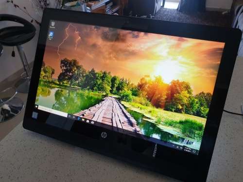 HP ALL IN ONE - 20` TOUCH SCREEN PC - i3 6th gen + 4gb + 500gb