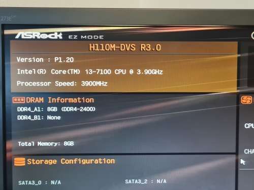 i3 7th gen and cooler
