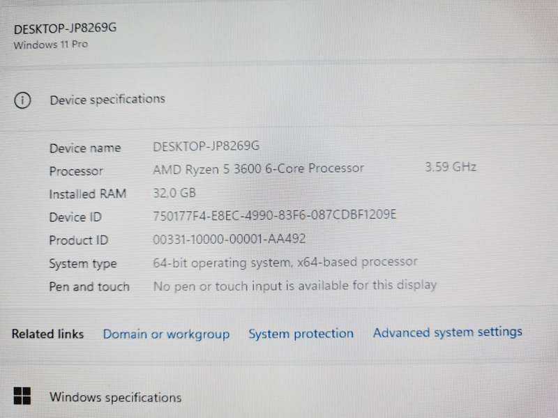 Gaming Tower - Ryzen 5 + 32gb ram + gtx 1660s