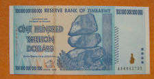 zimbabwe 100 trillion dollar uncirculated AA pre-fix