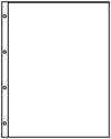 ideal A5 banknote page ONE DIVISION to fit the A5 binders
