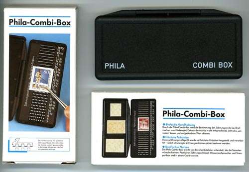 PHILA COMBI BOX + PERFORATION GUAGE + WATERMARK TRAY+ PRINZ WATERMARK FLUID SET