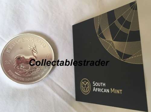 2017 SILVER KRUGERRAND R1-00 1oz  Coin Premium Uncirculated 50th Anniversary Commemorative