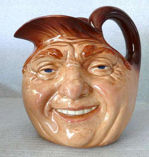 REDUCED"LARGE".Royal Doulton English Character Jug** JOHN BARLEY CORN** D5327 OLD.