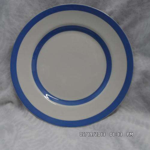 TG GREEN BACK MARK LARGE CORNISH WARE PLATE 23 CM IN VERY GOOD CONDITION.