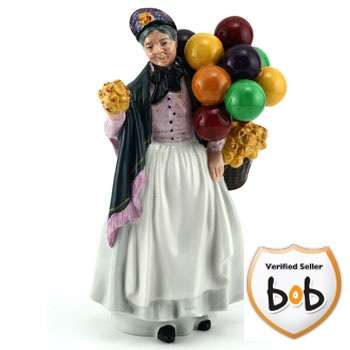 HUGE REDUCTION BIDDY PENNY FATHING HN1843 - YAL DOULTON FIGURINE IN MINT CONDITN 21 X 10 X9 CM