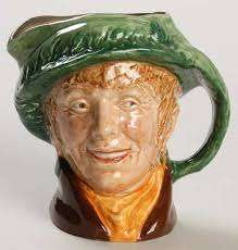 ROYAL DOULTON CHARACYER JUG ARRIET TINY VERY SCARSE AND COLLECTABLE 3.1CM BOOK VALUE R2000