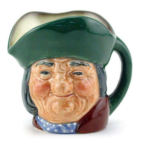 ROYAL DOULTON TOBY PHILPOTS CHARACTER JUG 6CM HIGH IN MINT CONDITION