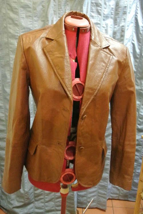 nice truworths leather jacket size 36