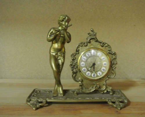 brass clock