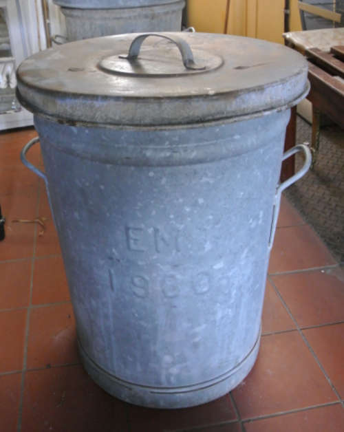 antique dustbin