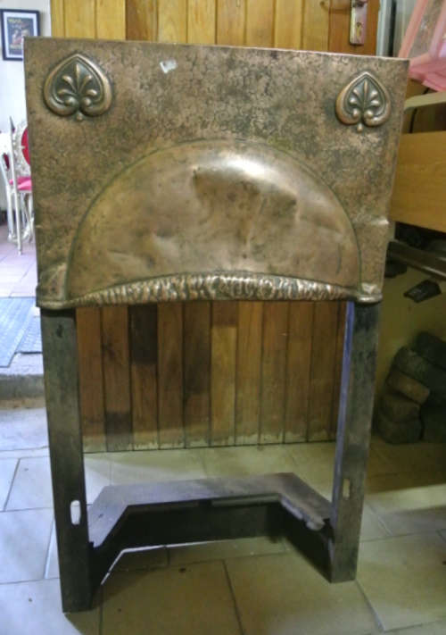 coppper fire place