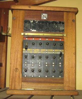 antique switch board