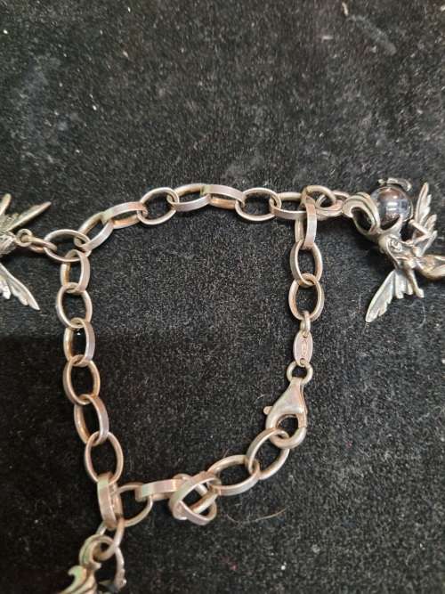 Silver fairy bracelet