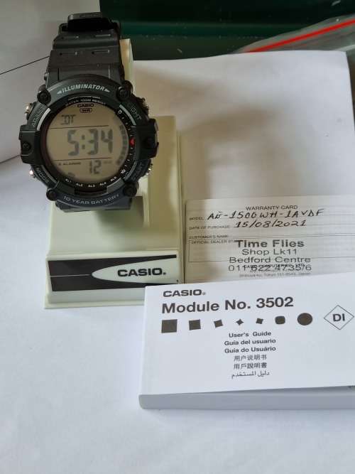 Casio module no 3502 ae-1500wh g shock