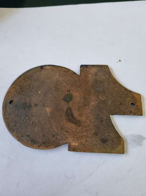40 year commemorate brass plaque