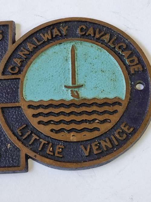 40 year commemorate brass plaque
