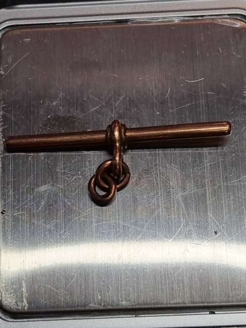 Antique 9ct t bar for a fob chain