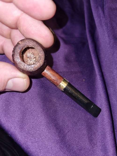 Vintage  hookah pipe and miniature display  pipe