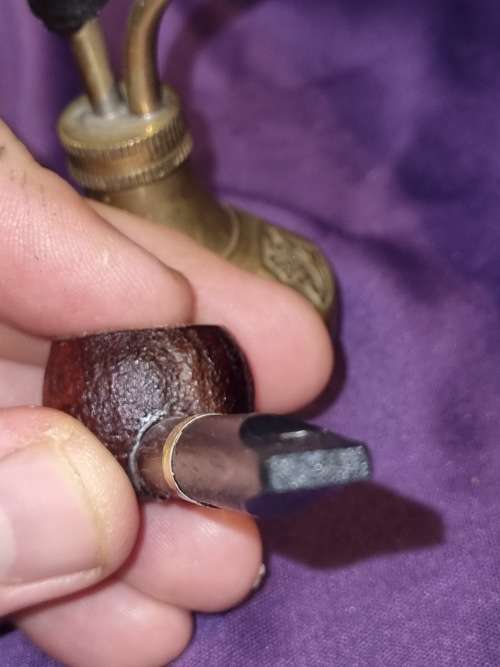 Vintage  hookah pipe and miniature display  pipe