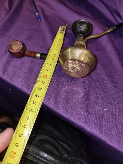 Vintage  hookah pipe and miniature display  pipe