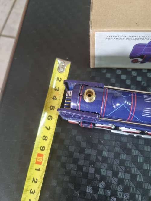 Purple tinplate train