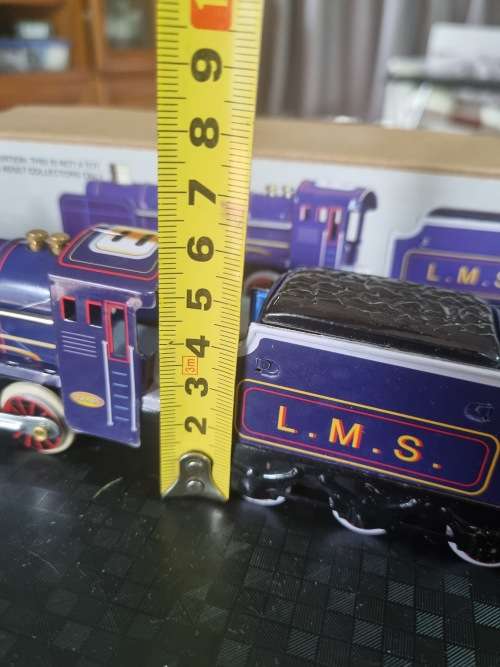 Purple tinplate train