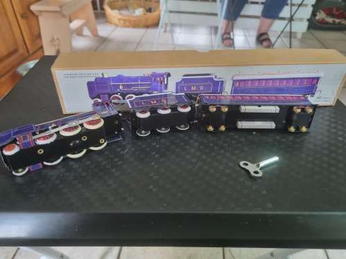 Purple tinplate train